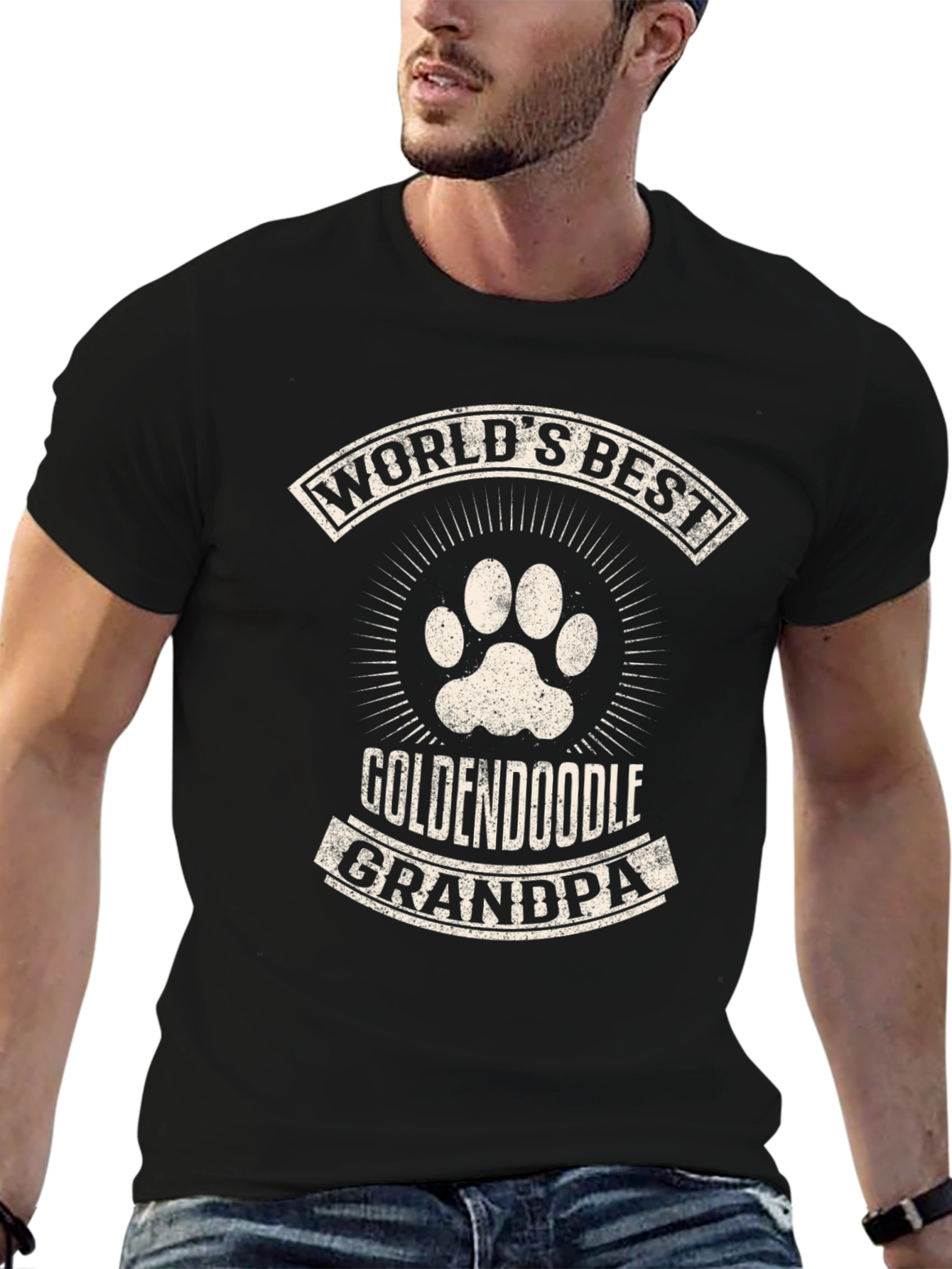 Worlds Best Goldendoodle Grandpa T-Shirt