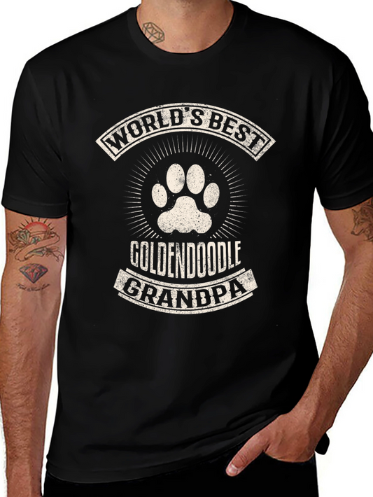 Worlds Best Goldendoodle Grandpa T-Shirt