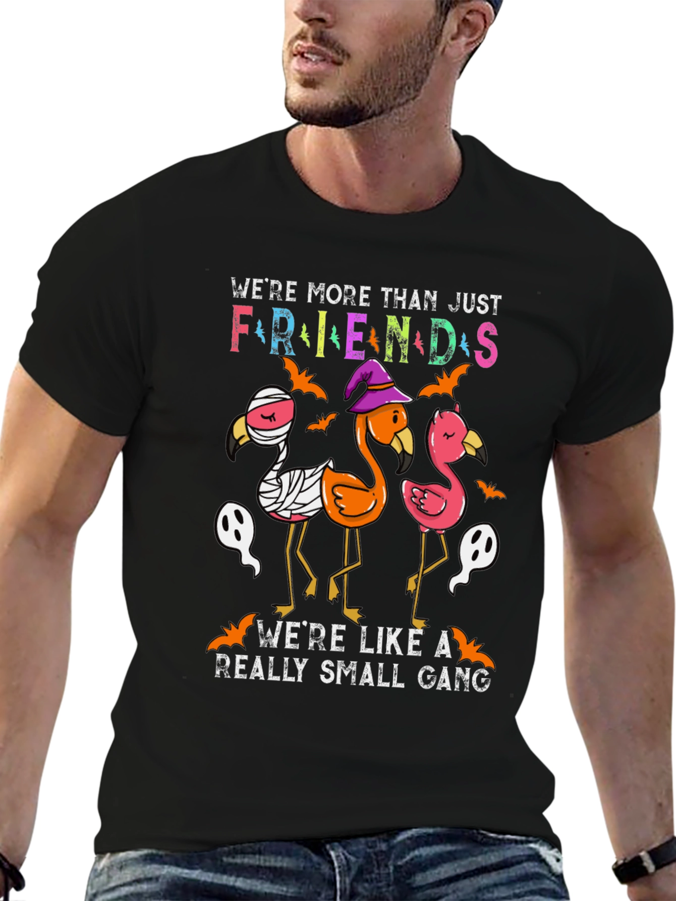 Halloween Flamingo Friends T-Shirt