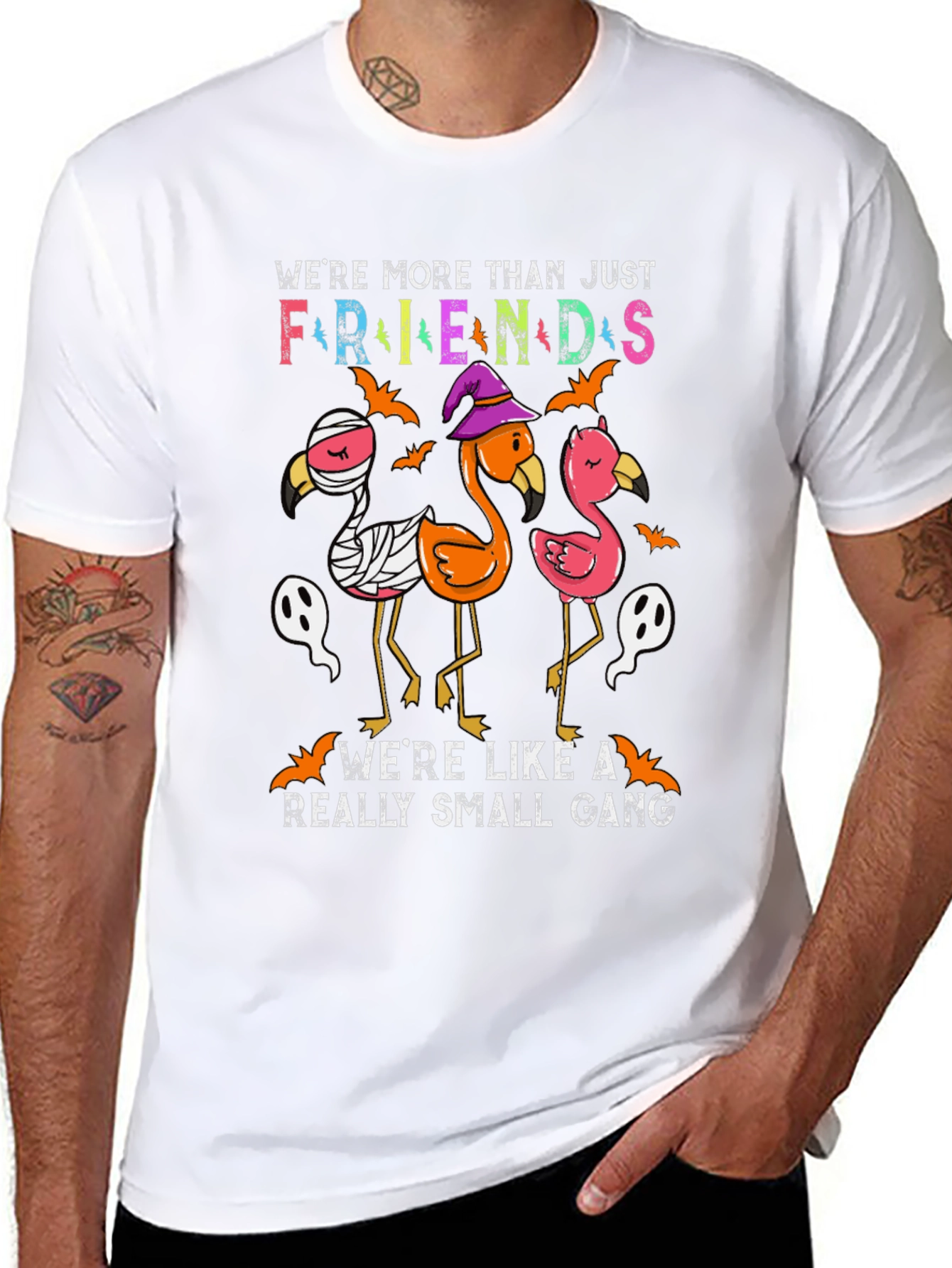 Halloween Flamingo Friends T-Shirt