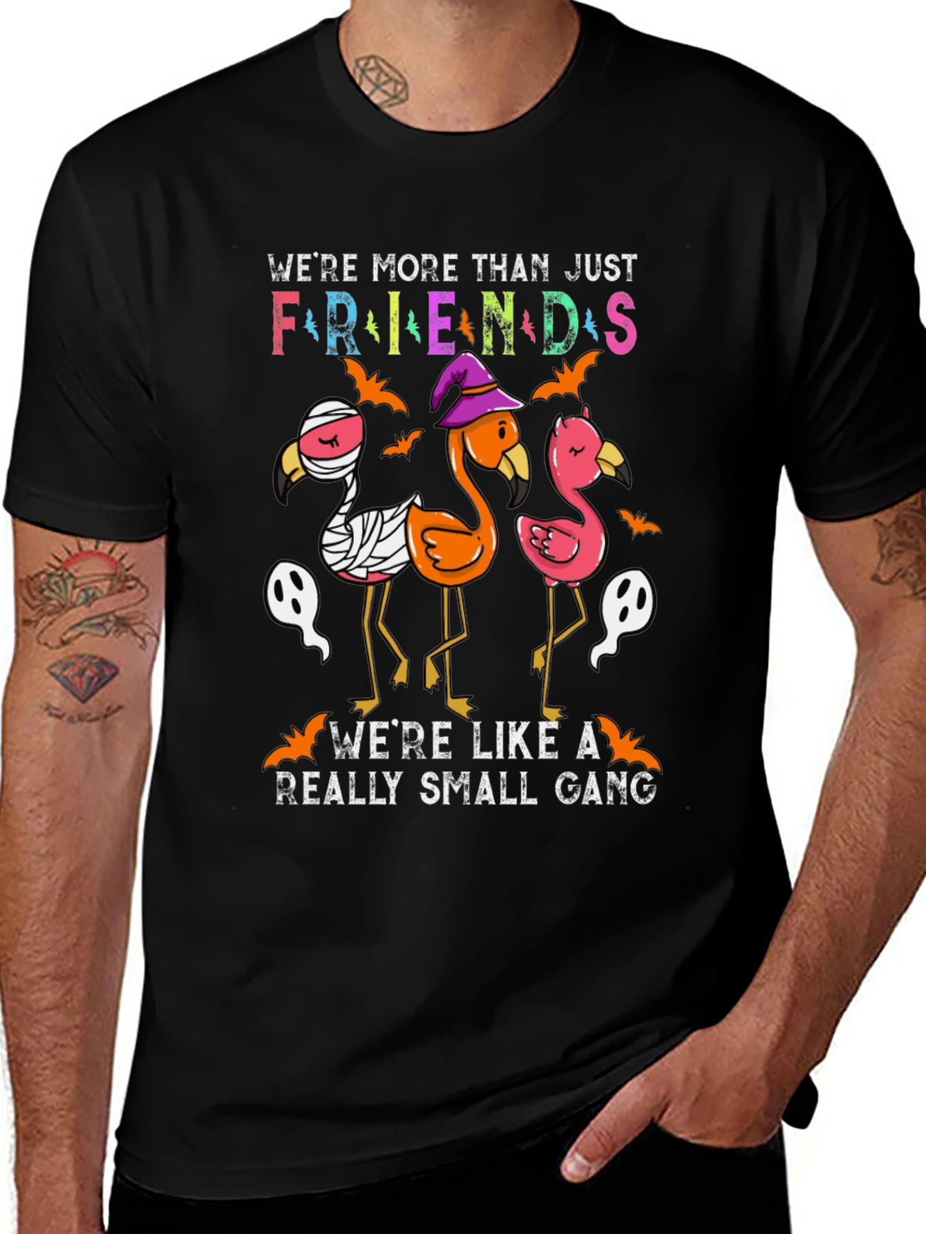 Halloween Flamingo Friends T-Shirt