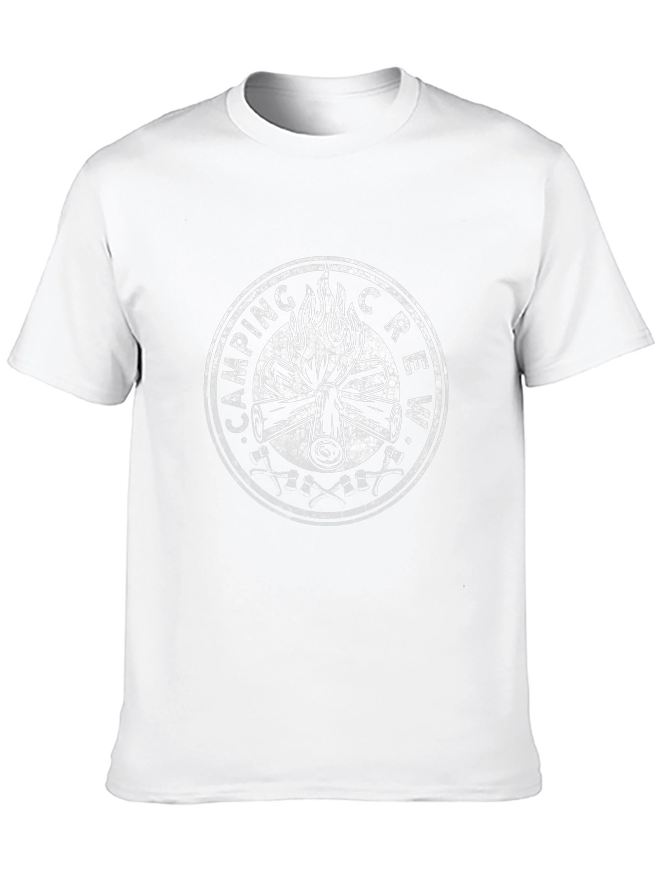 Camping Crew Graphic T-Shirt - Black