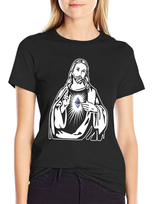 Ethereum Jesus T-Shirt - Crypto Evangelist Style