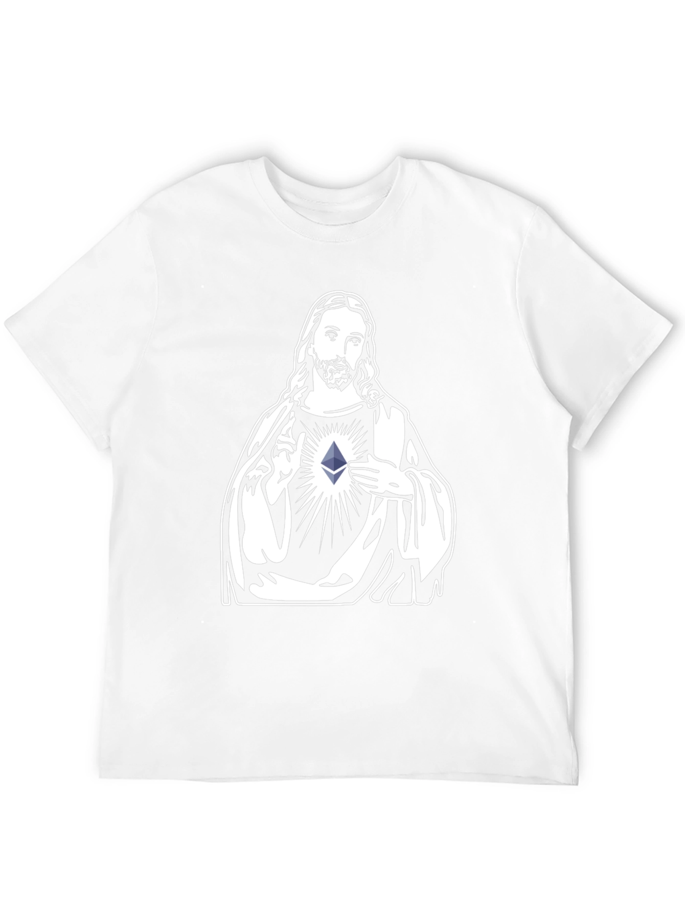 Ethereum Jesus T-Shirt - Crypto Evangelist Style