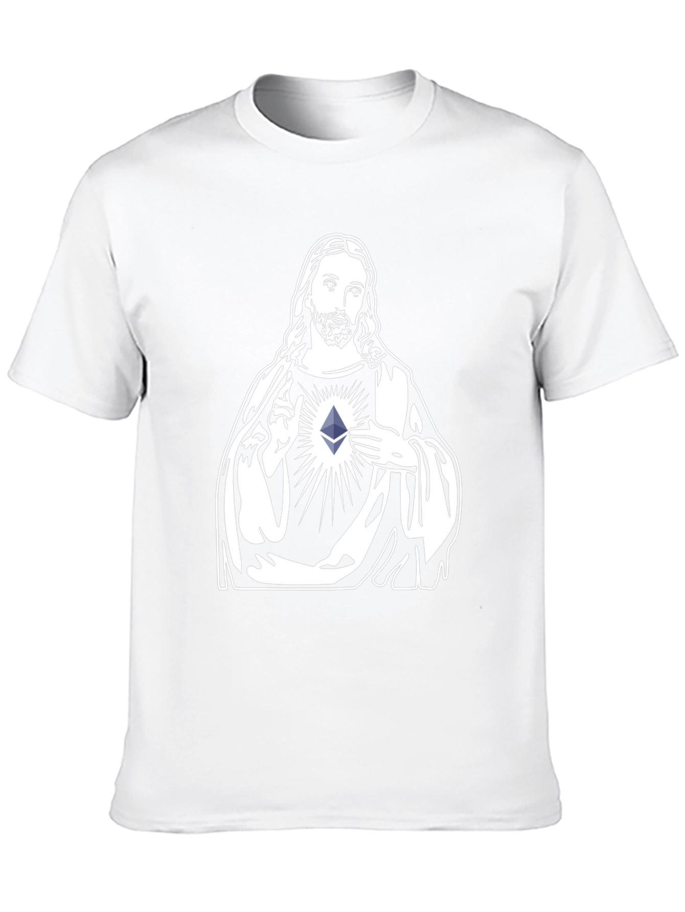 Ethereum Jesus T-Shirt - Crypto Evangelist Style