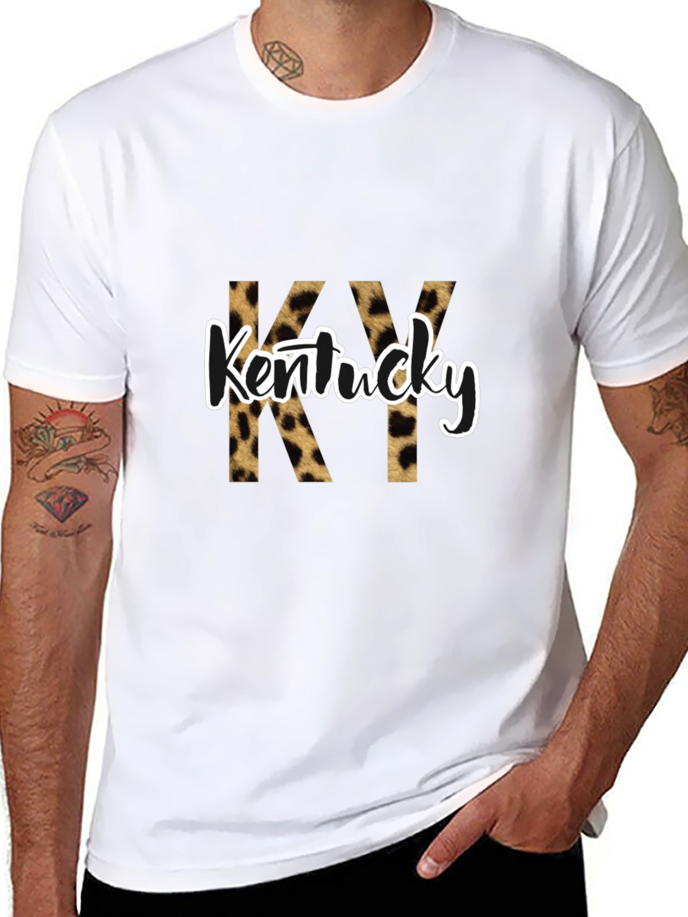 Kentucky Leopard Print T-Shirt