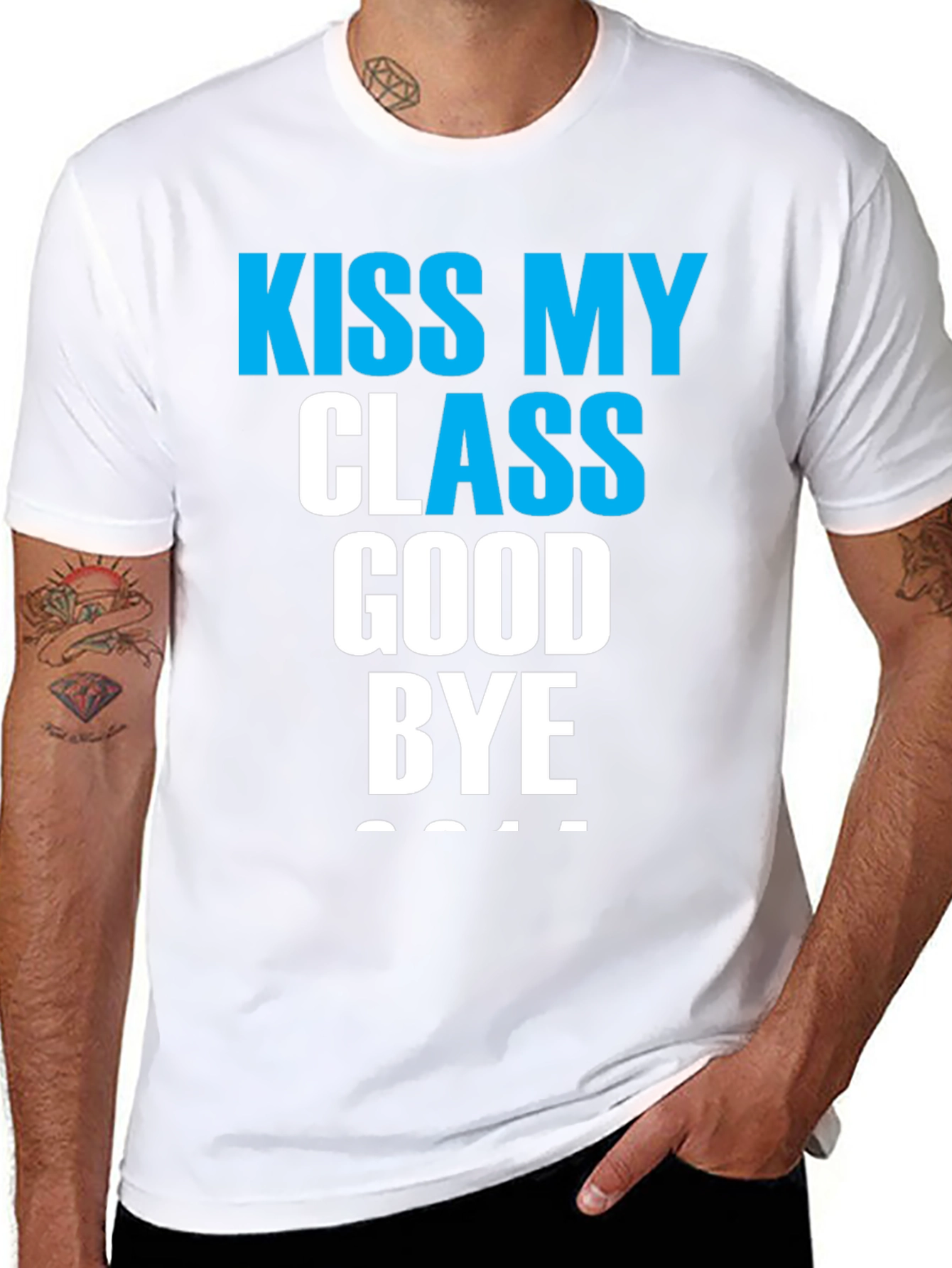 Kiss My Class Goodbye 2024 Graduation T-Shirt
