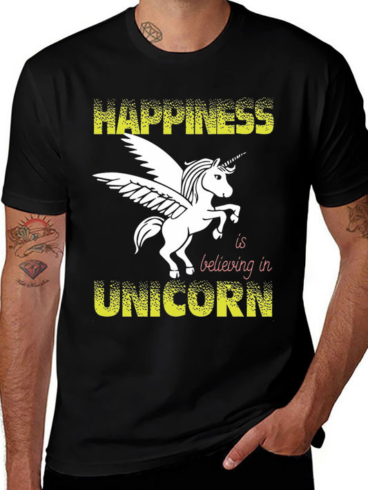 Happiness Unicorn T-Shirt - Believe in Unicorns!