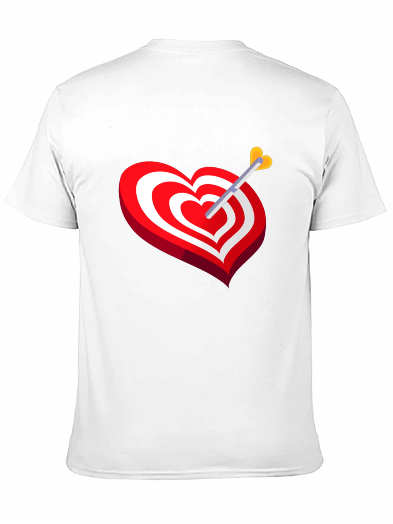 Heart Target Arrow T-Shirt - Cupids Mark