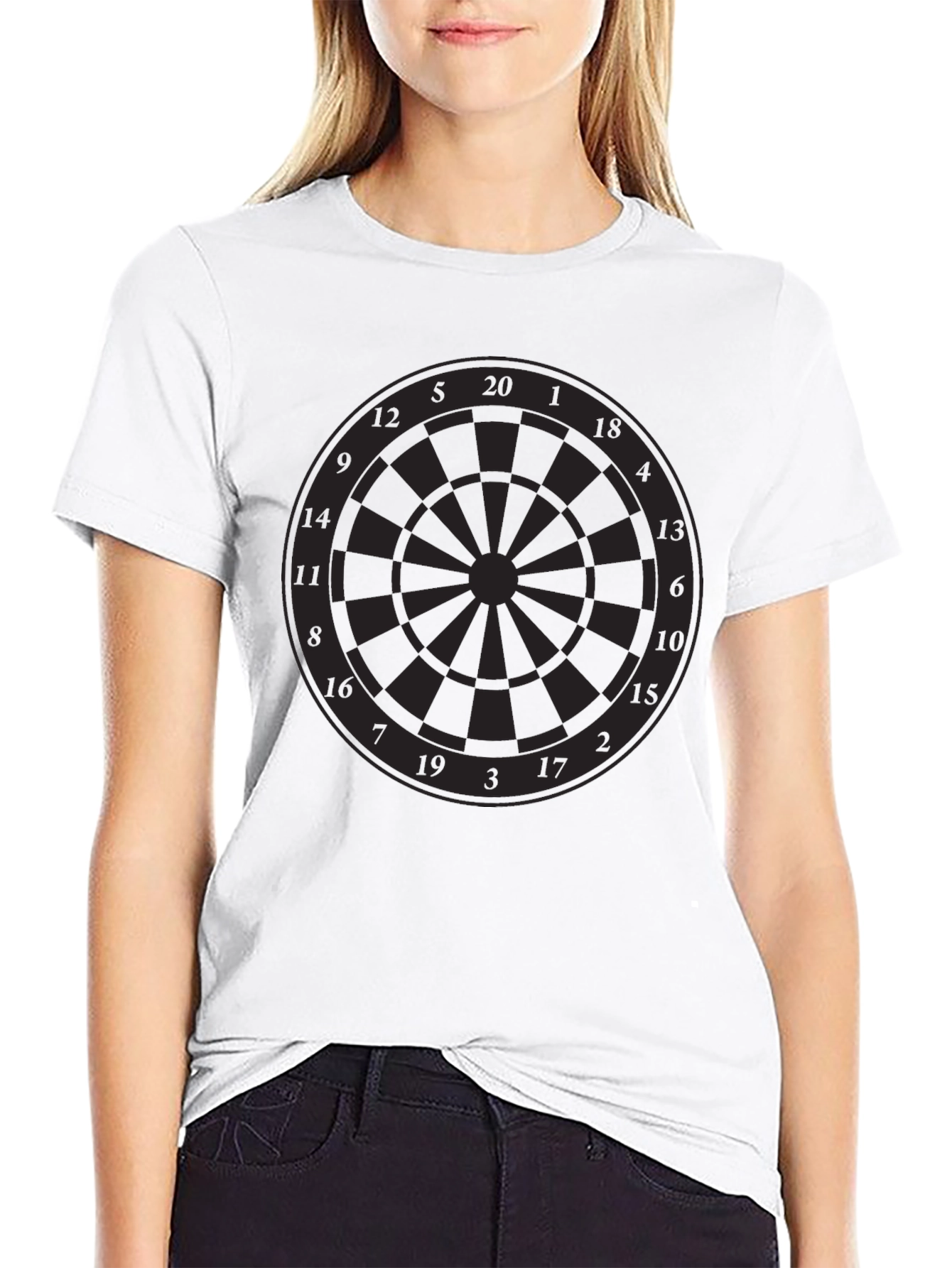 Dartboard Graphic Tee - Black T-Shirt