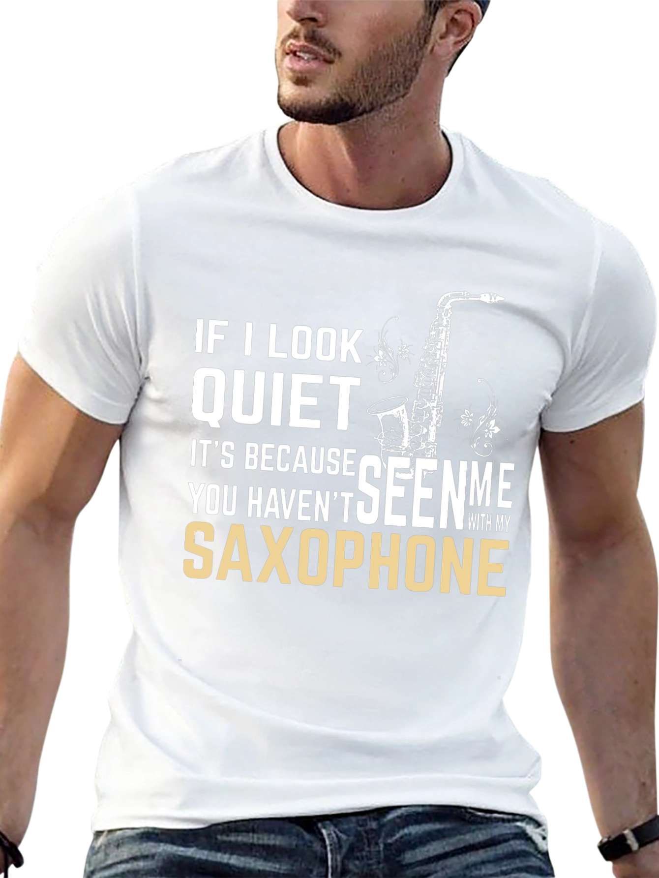 Saxophone T-Shirt - Musician Humor Tee
