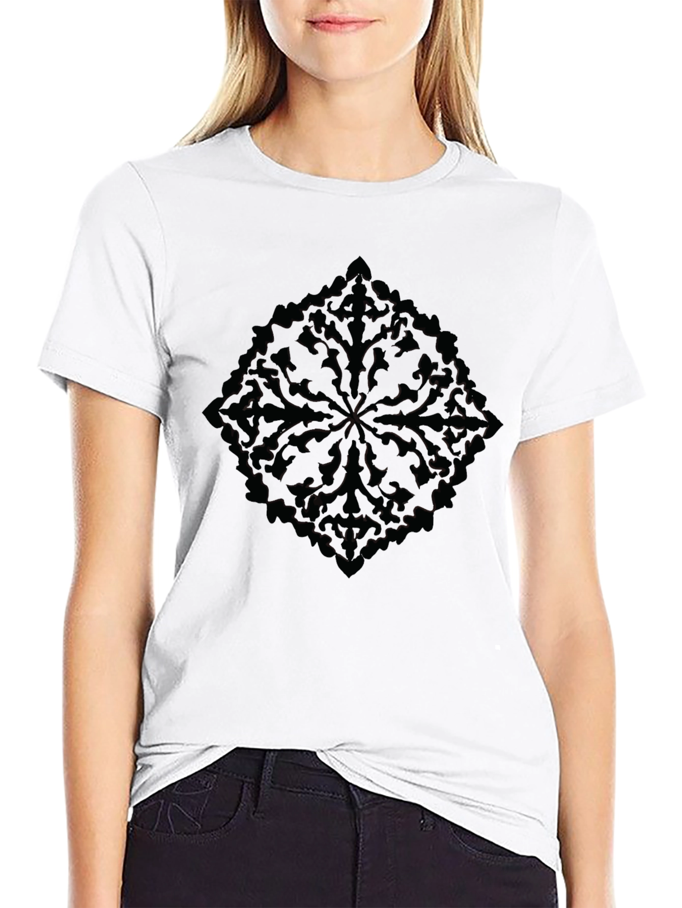Stylish Black Graphic Tee for Men