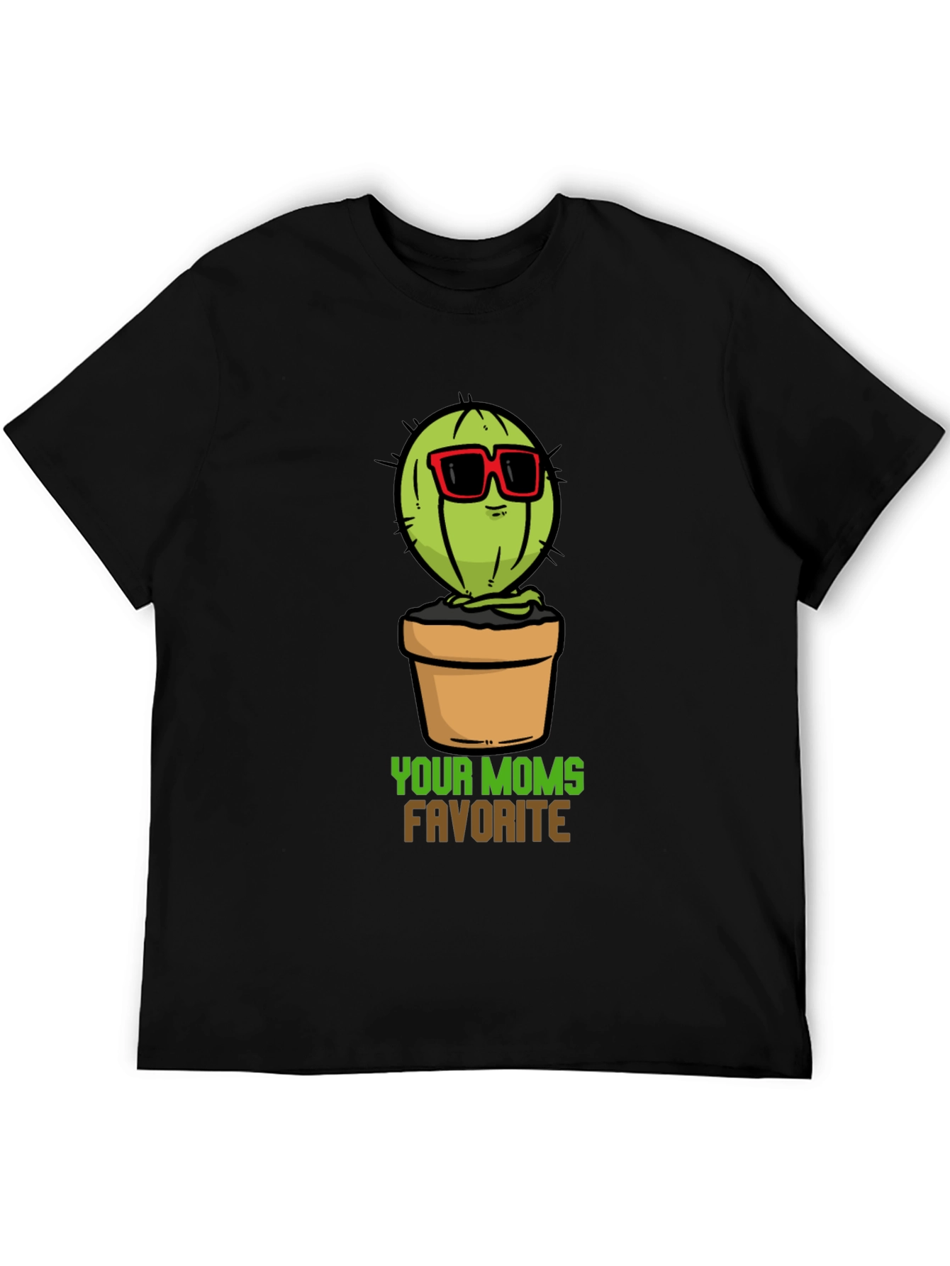 Your Moms Favorite Cactus T-Shirt - Black