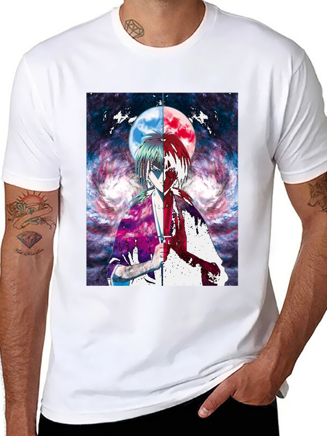 Anime Moon Graphic T-Shirt | Unique Design