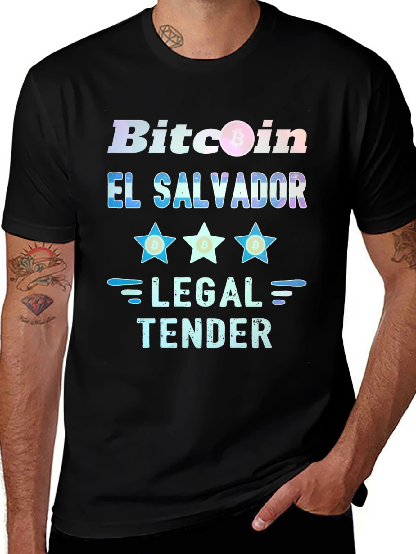 Bitcoin El Salvador Legal Tender Graphic Tee