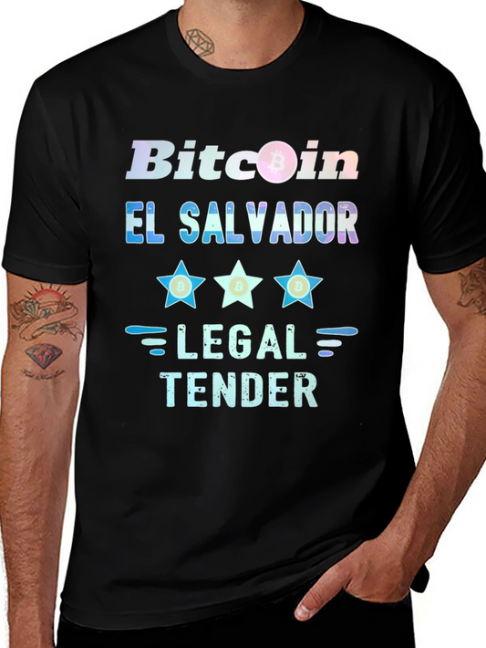 Bitcoin El Salvador Legal Tender Graphic Tee