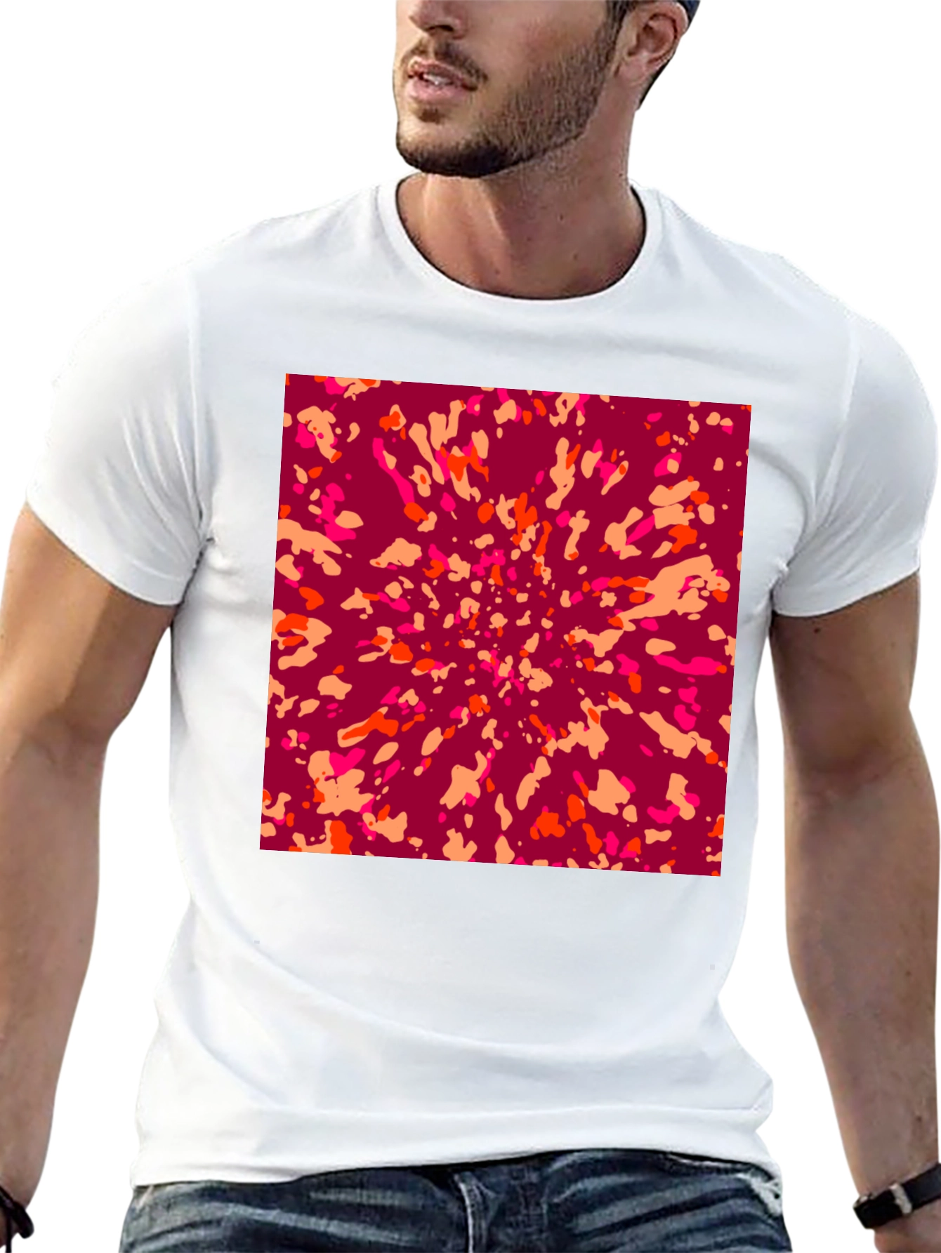 Abstract Camo T-Shirt - Bold & Unique Mens Tee