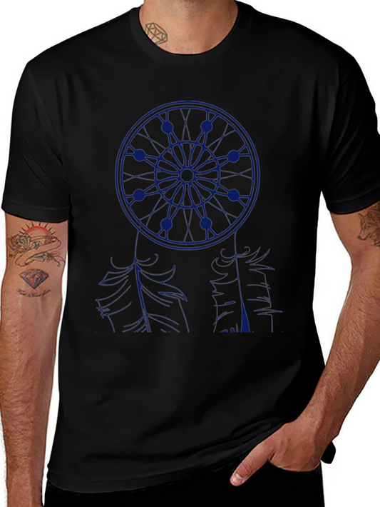 Dreamcatcher Graphic Tee - Black Cotton Comfort