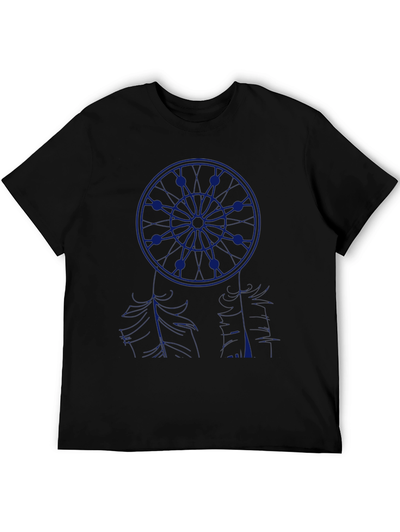 Dreamcatcher Graphic Tee - Black Cotton Comfort