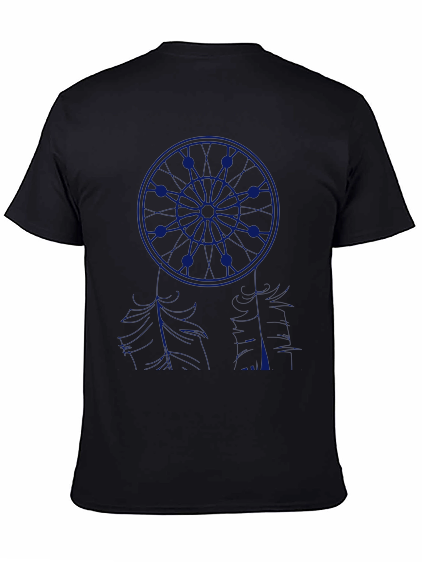 Dreamcatcher Graphic Tee - Black Cotton Comfort