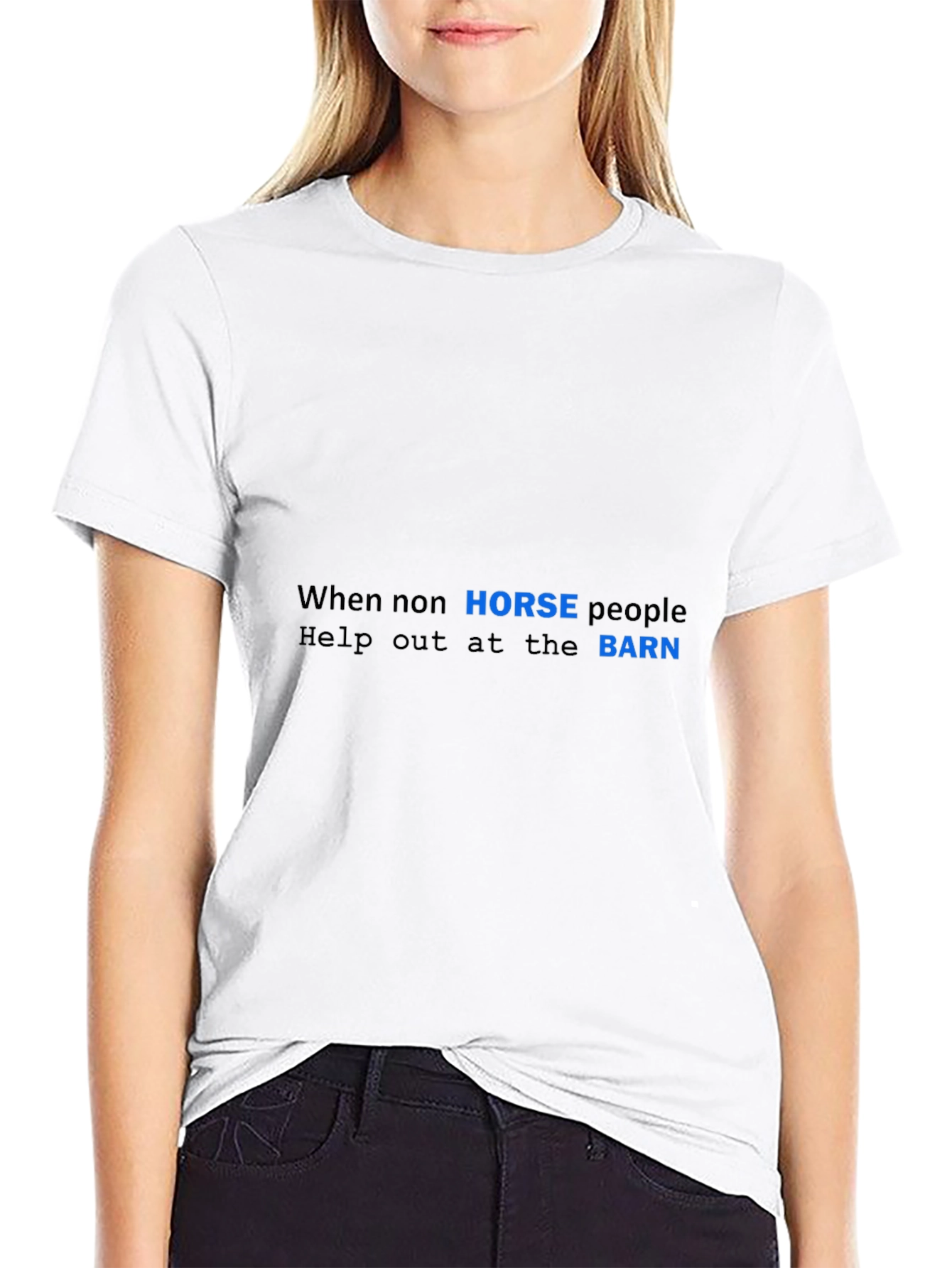 Funny Horse People T-Shirt