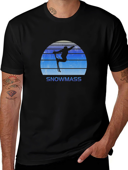 Snowmass Skiing Retro T-Shirt
