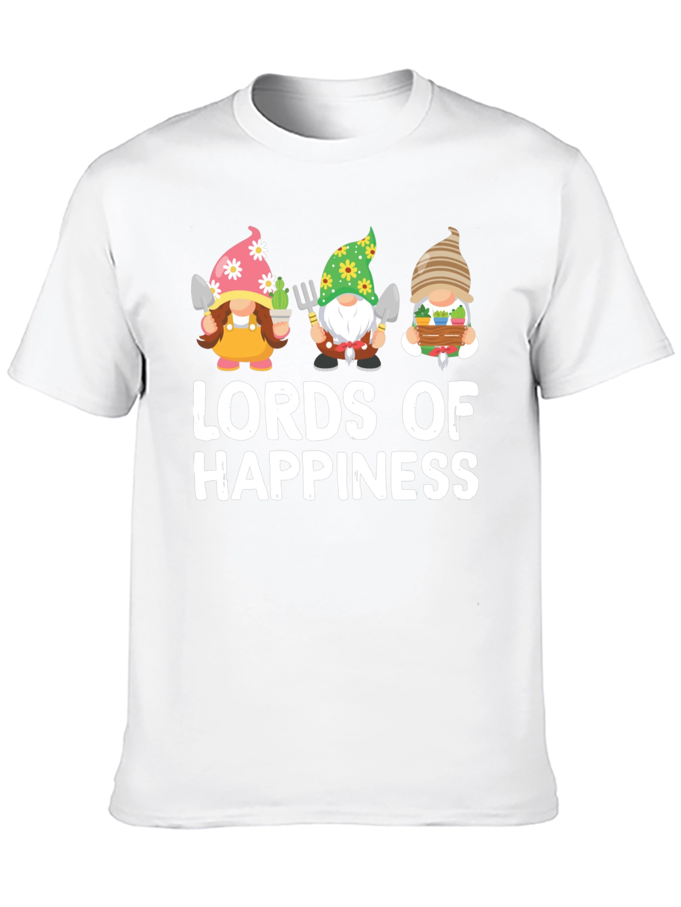 Lords of Happiness Garden Gnome T-Shirt