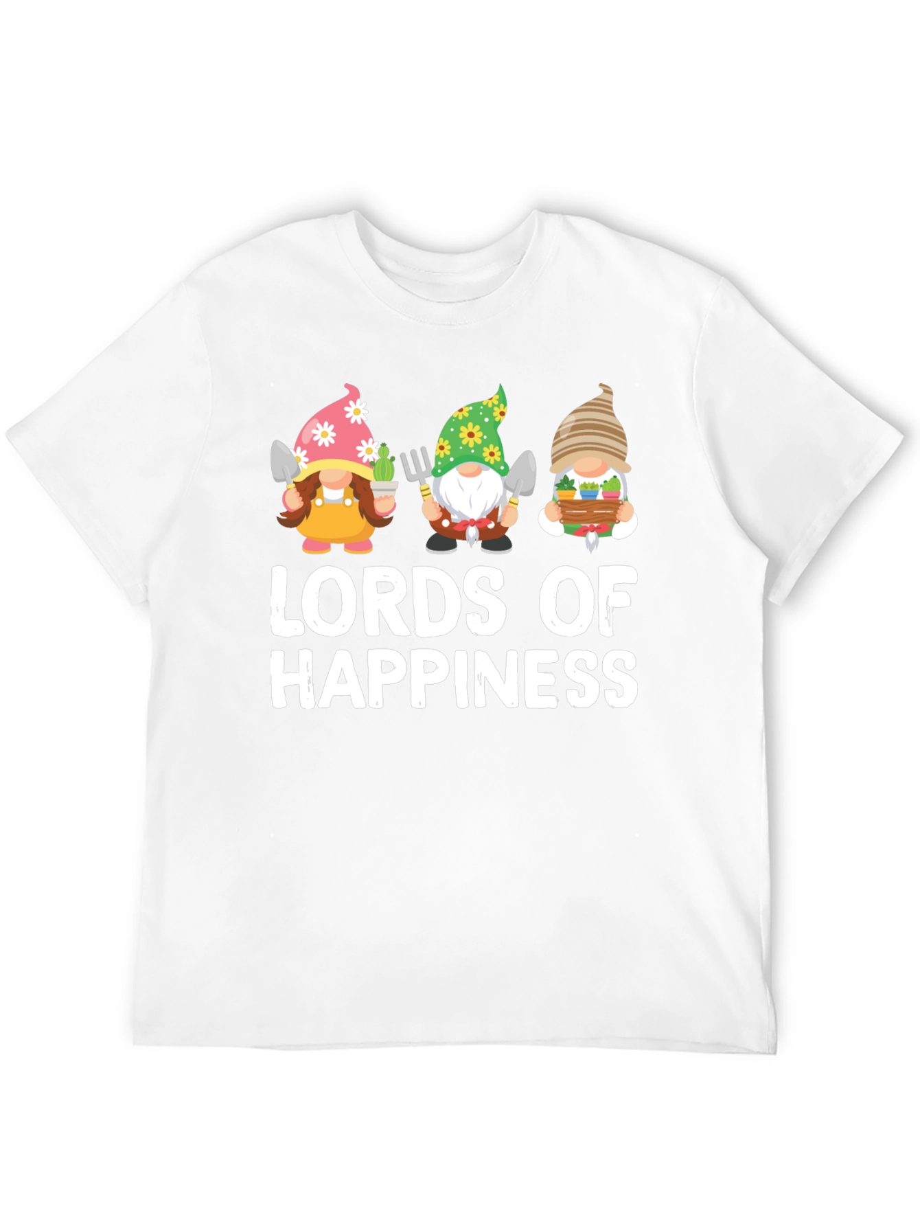 Lords of Happiness Garden Gnome T-Shirt