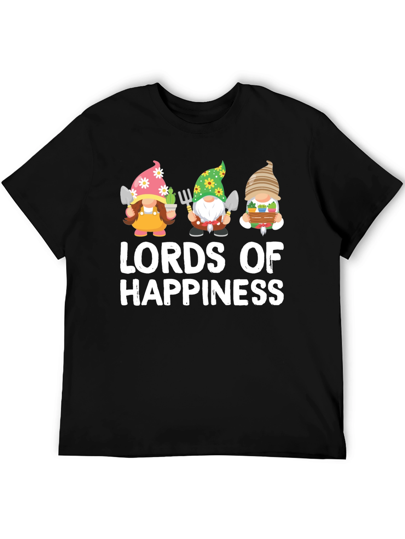 Lords of Happiness Garden Gnome T-Shirt