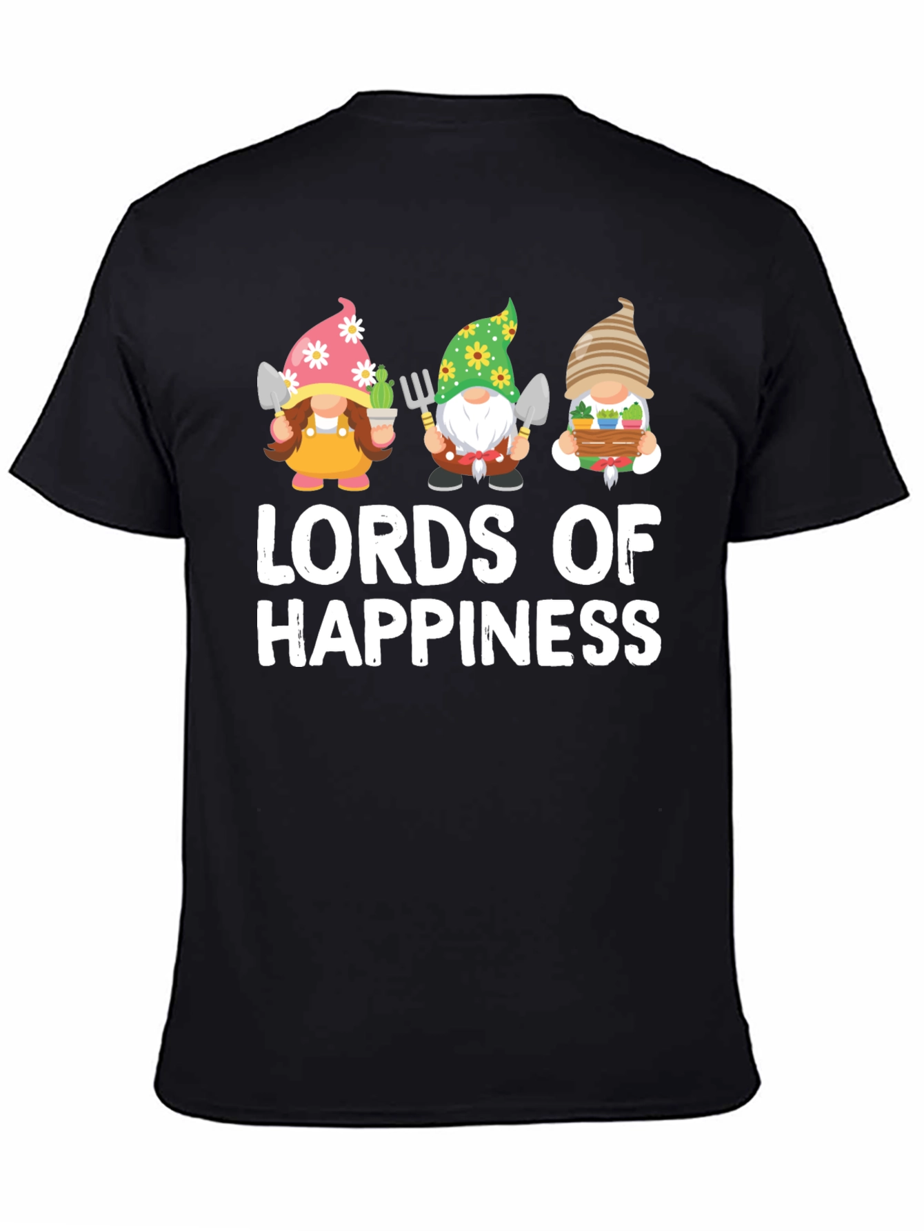 Lords of Happiness Garden Gnome T-Shirt