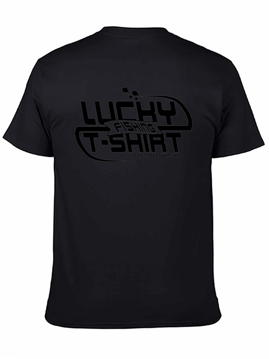 Lucky Fishing T-Shirt - Funny Fisherman Tee