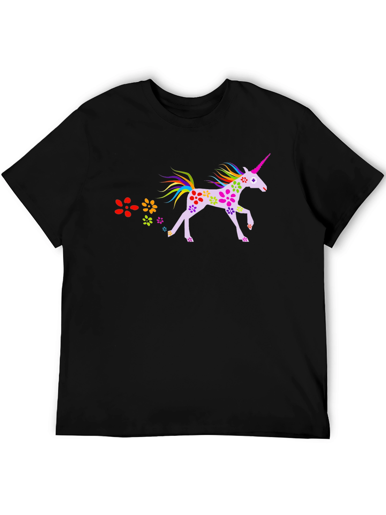 Unicorn Flower Power T-Shirt Unique Design