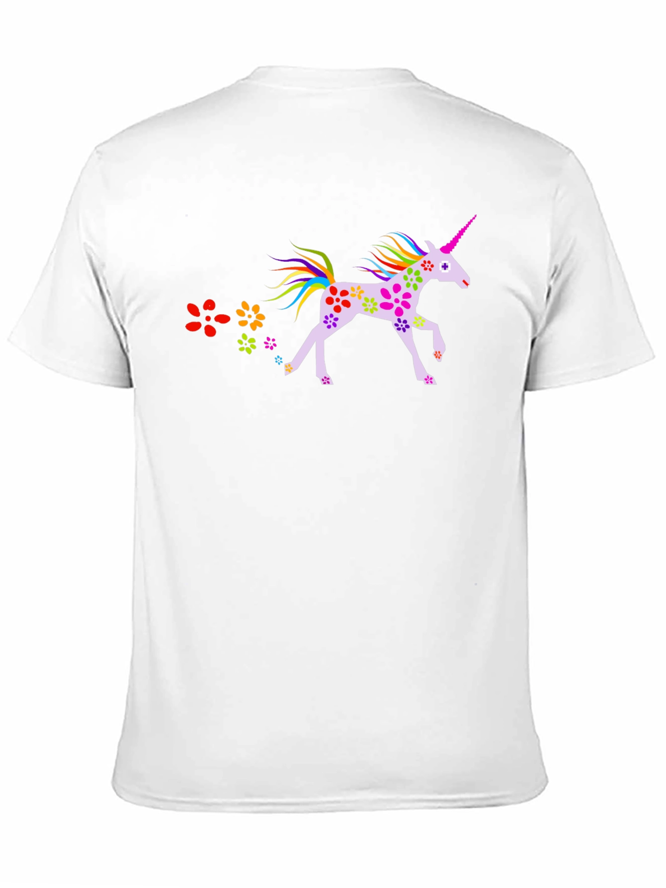 Unicorn Flower Power T-Shirt Unique Design