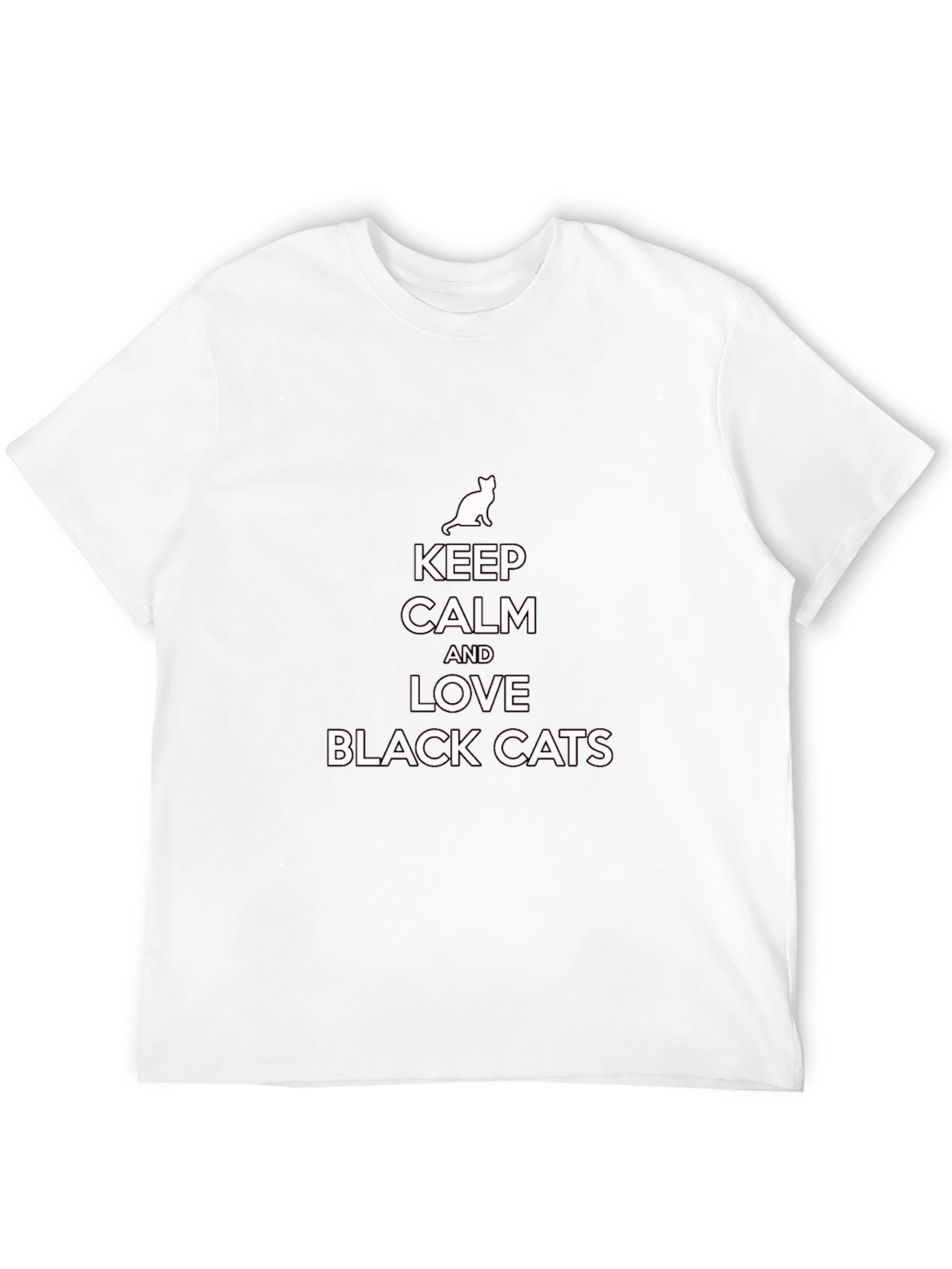 Keep Calm and Love Black Cats T-Shirt