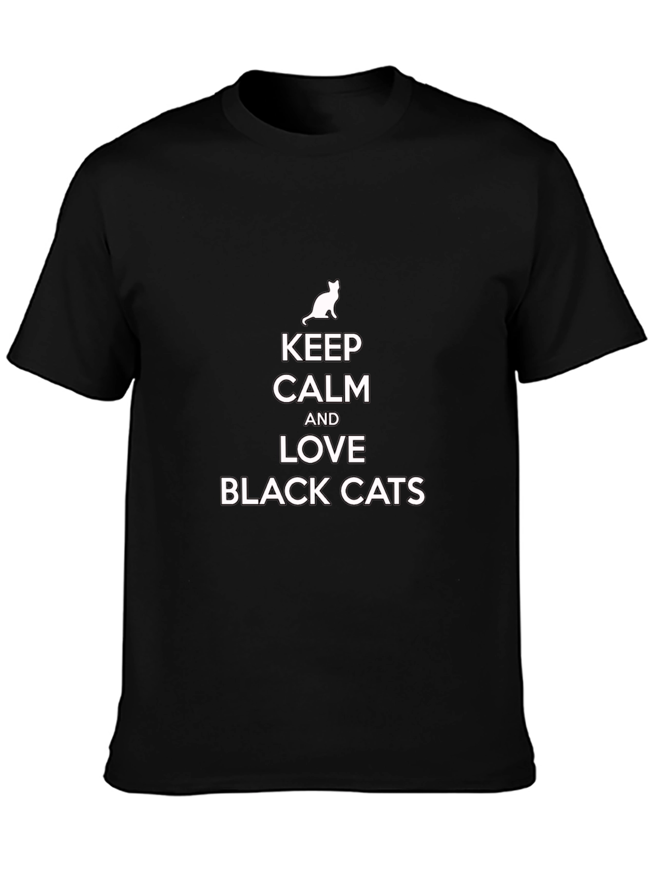 Keep Calm and Love Black Cats T-Shirt