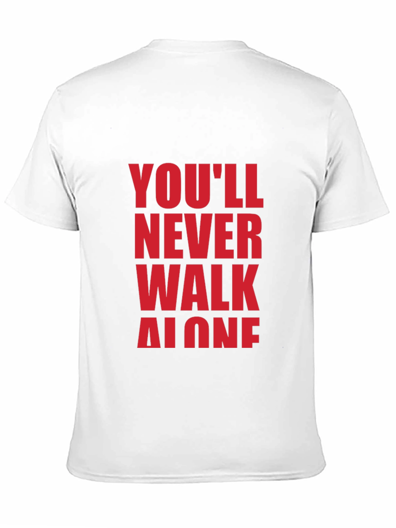 Youll Never Walk Alone Black Graphic Tee