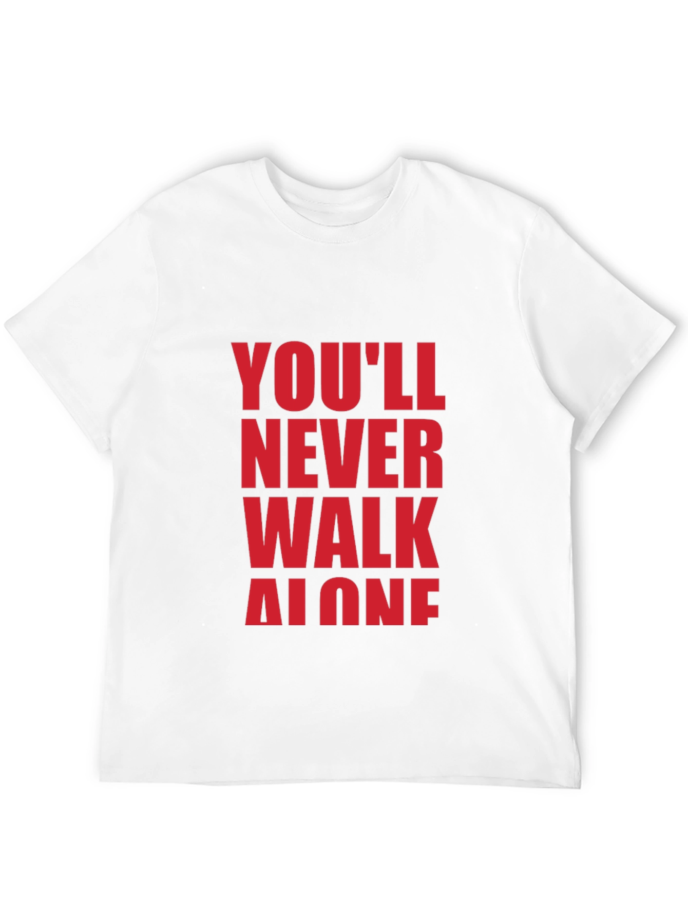 Youll Never Walk Alone Black Graphic Tee
