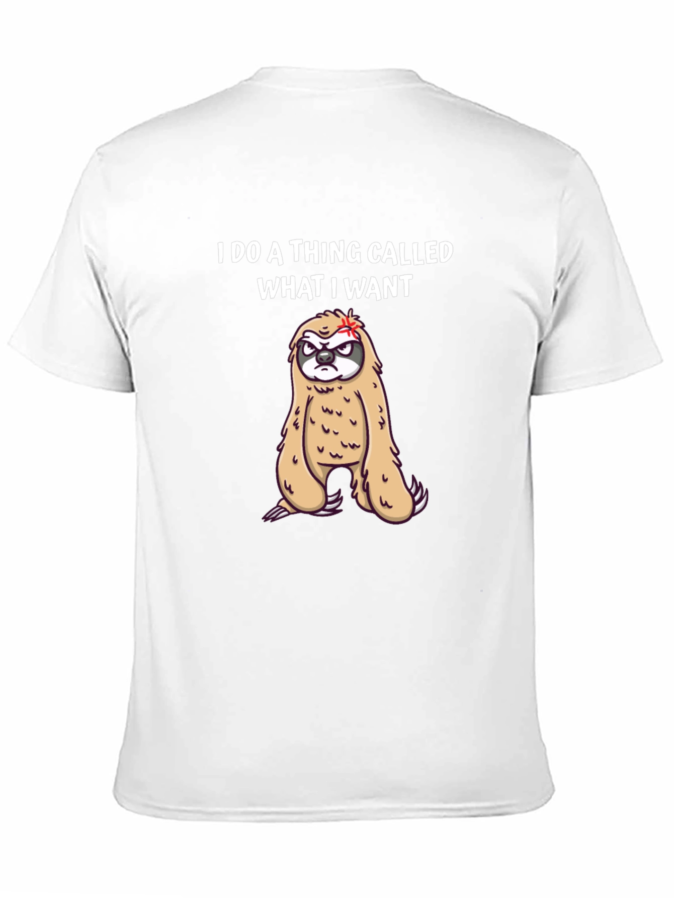 I Do What I Want Sloth Graphic Tee