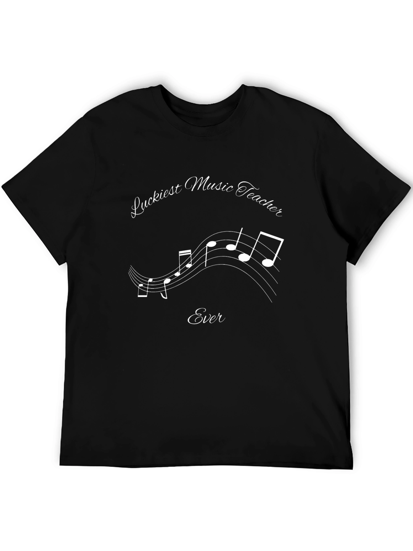 Luckiest Music Teacher Ever Graphic T-Shirt