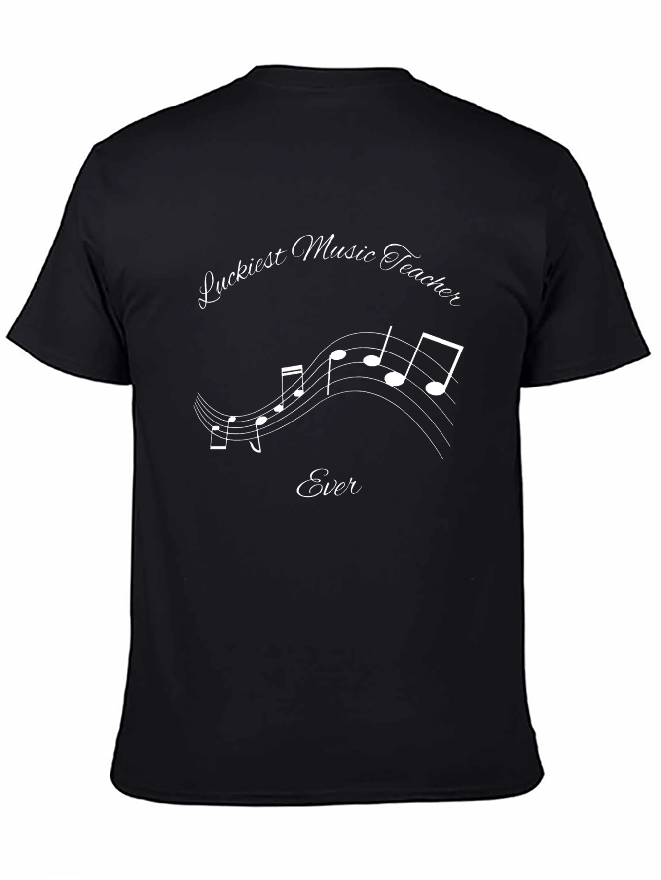 Luckiest Music Teacher Ever Graphic T-Shirt