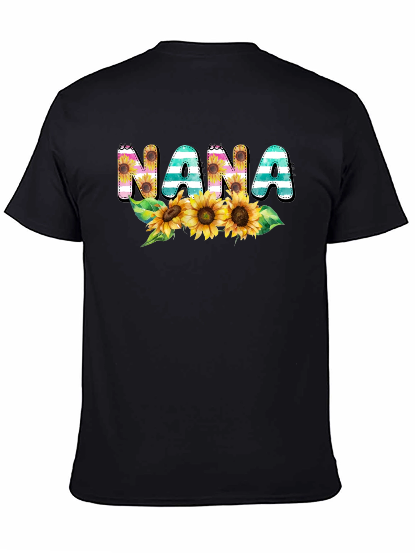 Nana Sunflower Graphic Tee - Cute Grandma Shirt