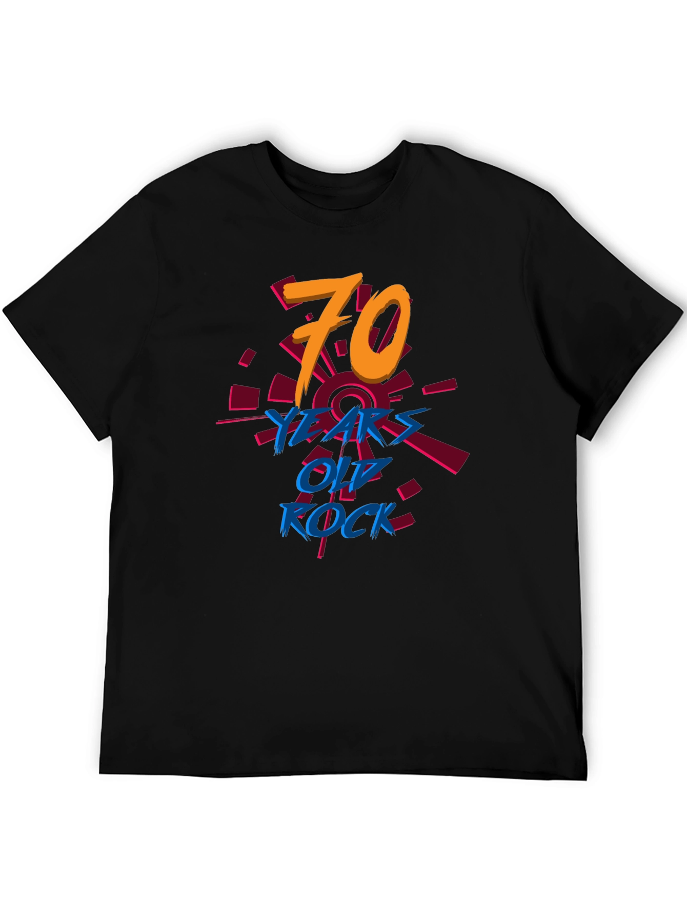 70 Years Old Rock T-Shirt Birthday Tee
