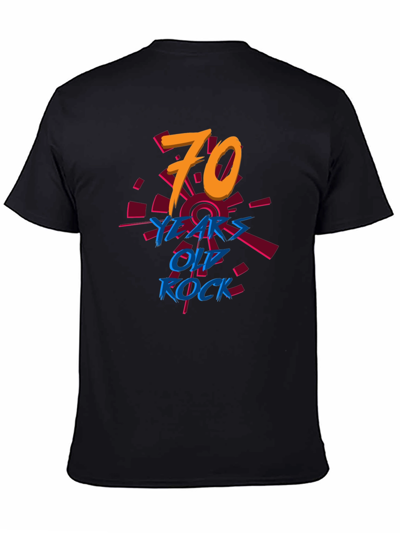 70 Years Old Rock T-Shirt Birthday Tee