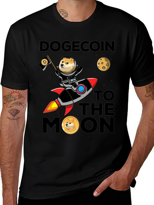 Dogecoin to the Moon T-Shirt