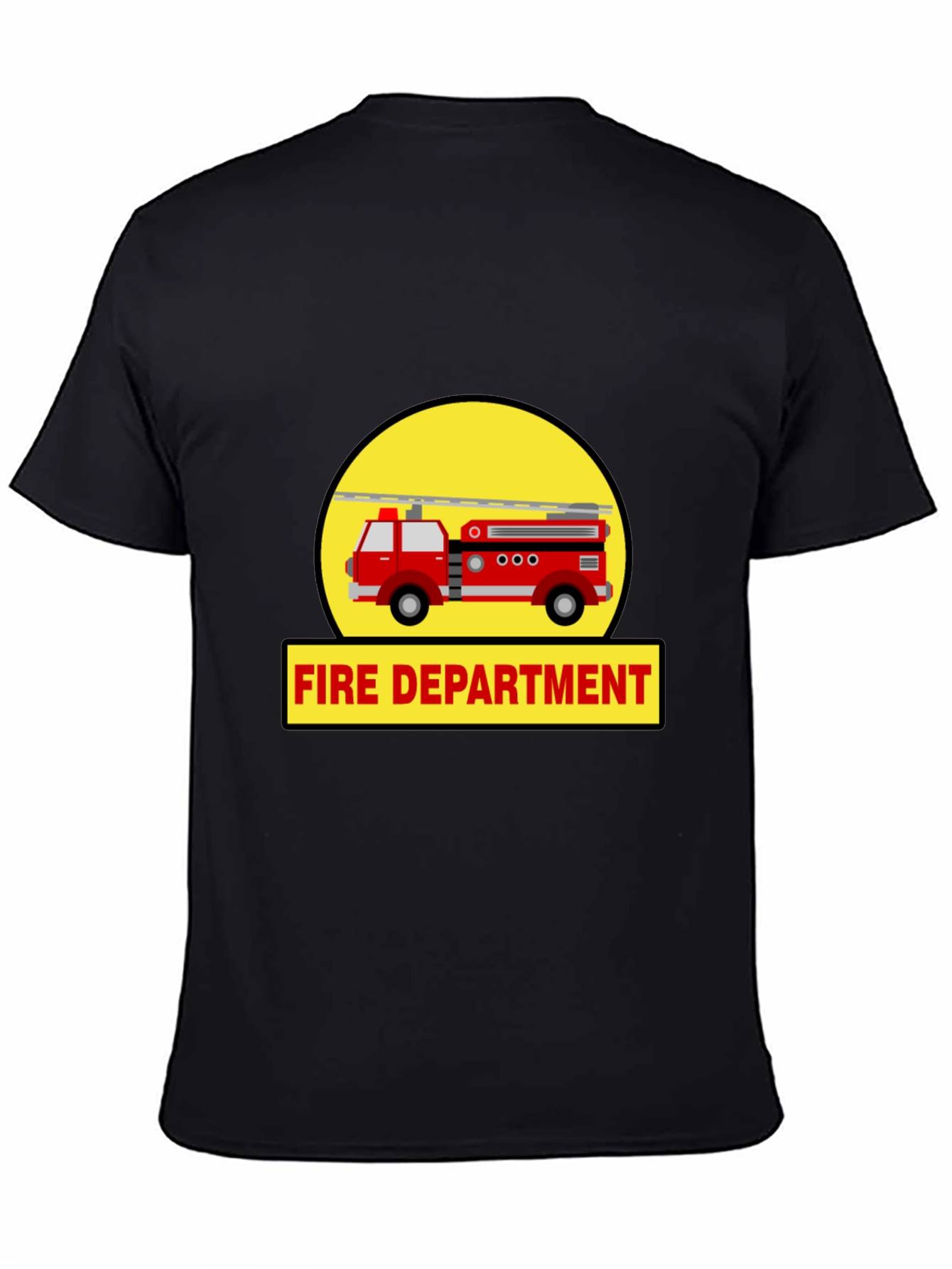 Fire Department Truck Graphic Tee