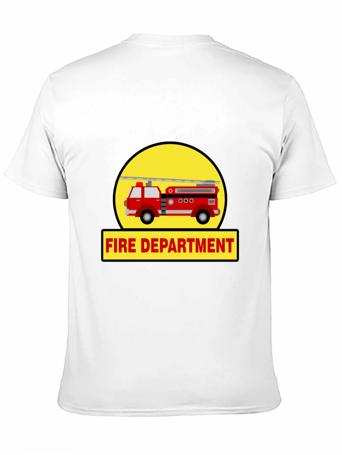 Fire Department Truck Graphic Tee