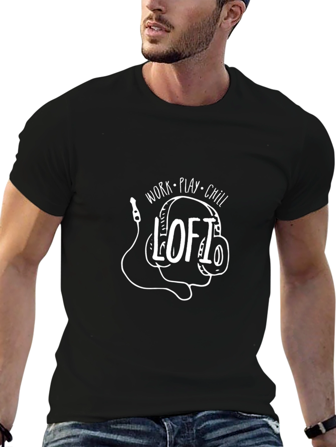 LoFi Beats T-Shirt - Work Play Chill
