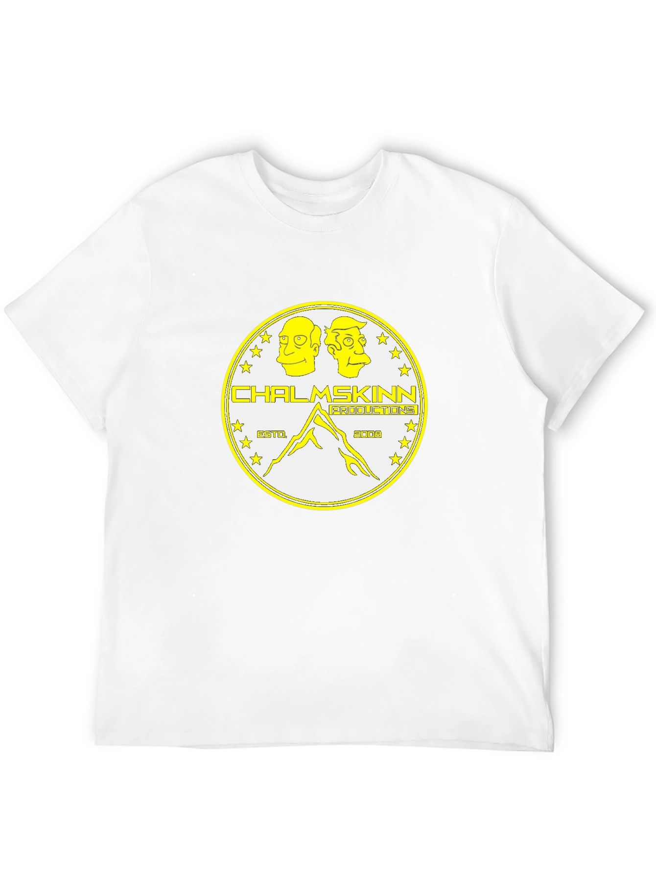 Chalmskin Productions Black Graphic Tee