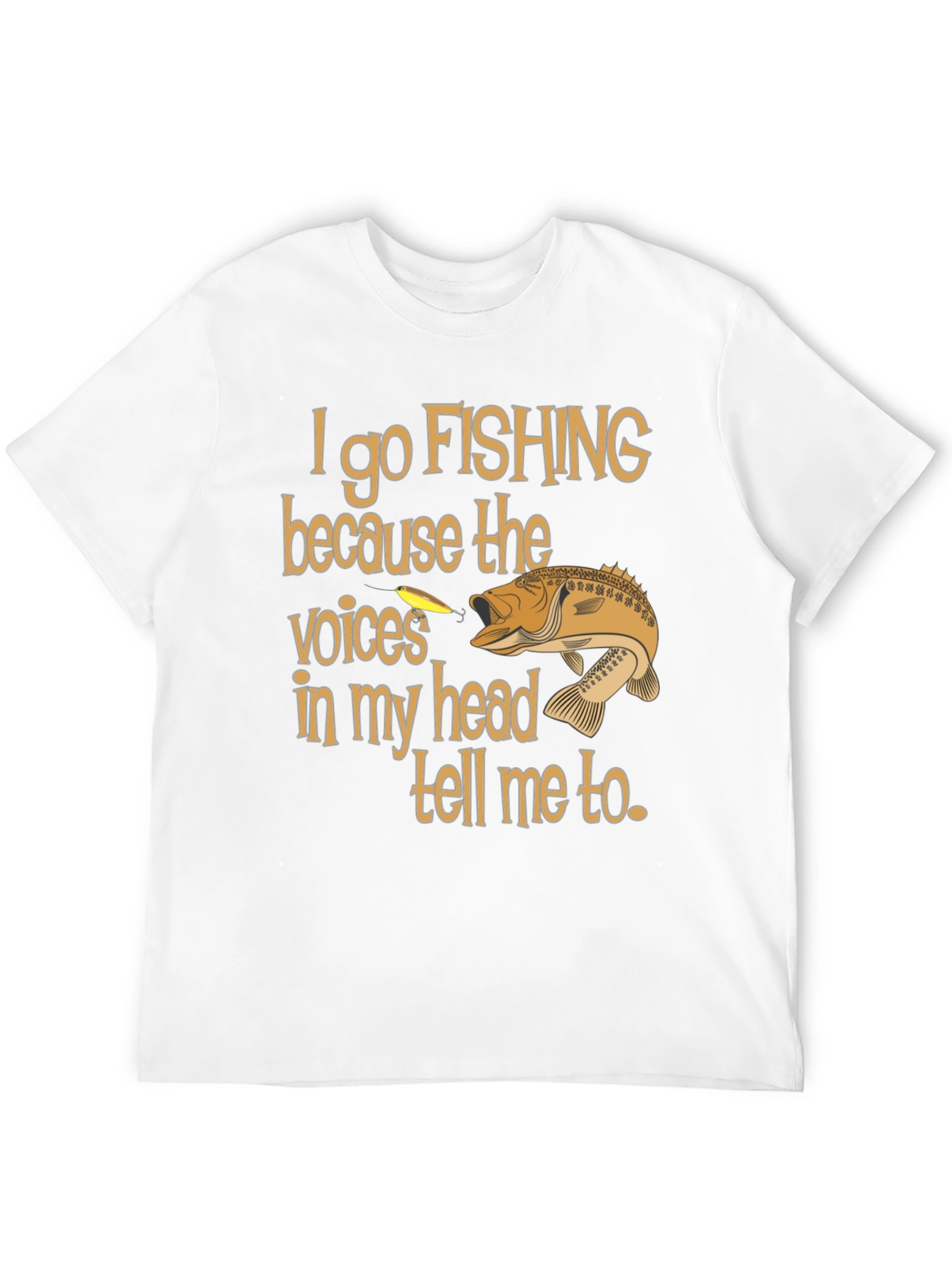 Funny Fishing T-Shirt - Voices In My Head Tee