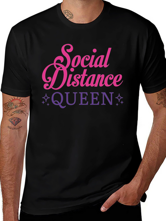 Social Distance Queen Graphic Tee
